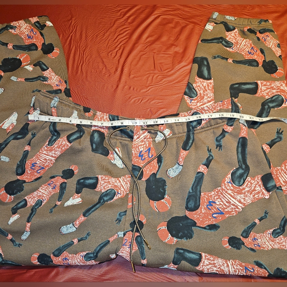 Fleece Joggers from "Jordan" Artist Series by Parker Duncan Brooklyn  NWT 2XL - Picture 3 of 8